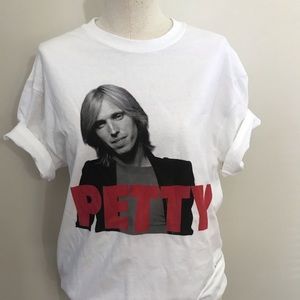 Tom Petty Rock N Roll Custom Tee T-shirt Size M